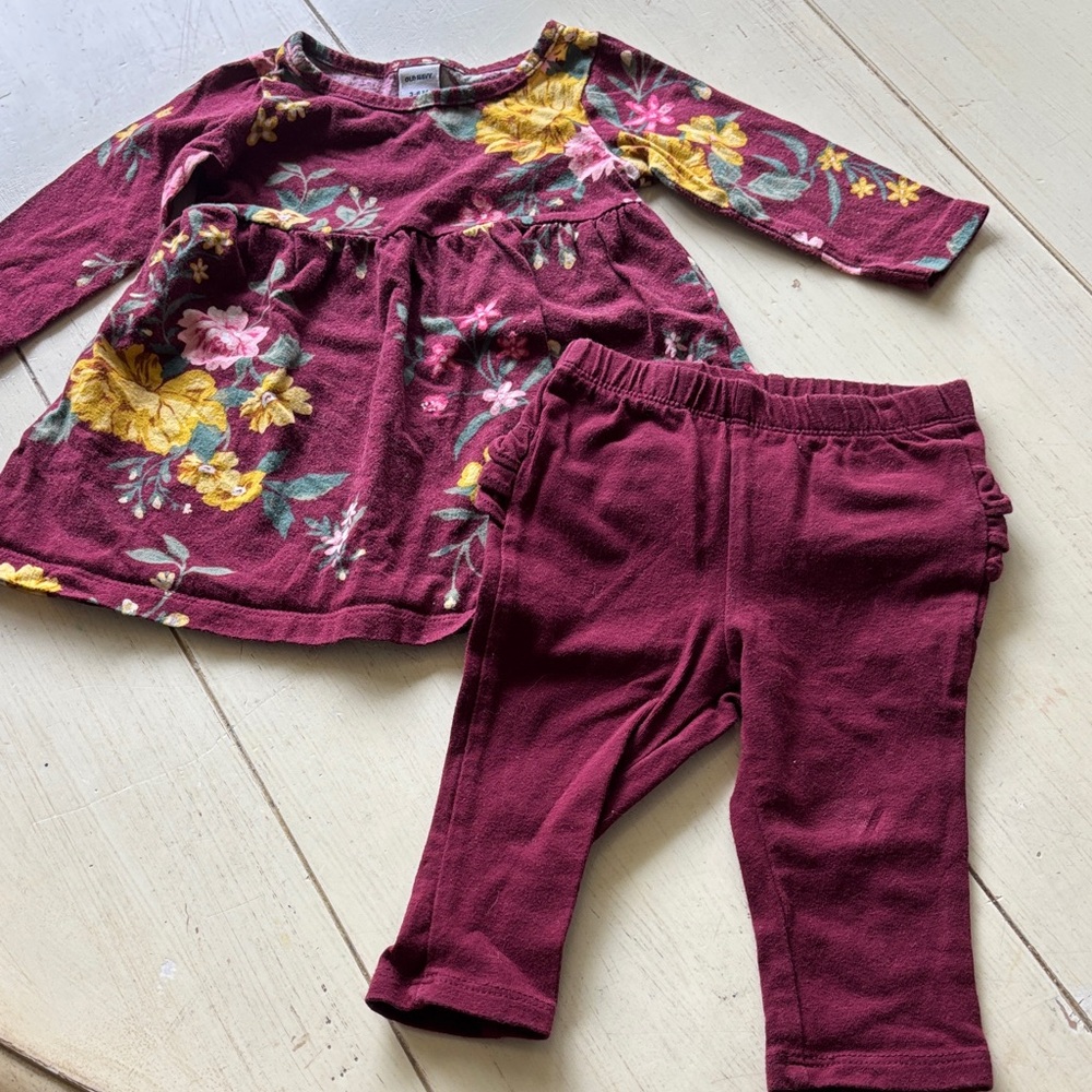 Floral Baby Outfit Set